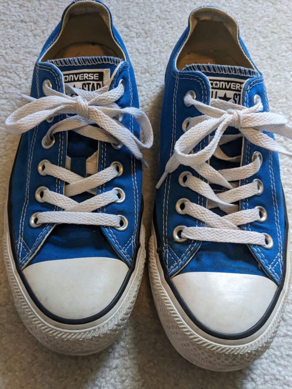 Blue Converse Women's 8, Men's 6
